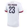 Camiseta de fútbol Paris Saint-Germain Kolo Muani 23 Segunda Equipación 2024-25 - Hombre